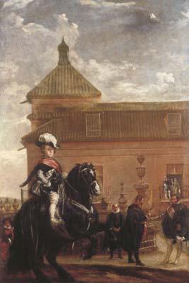 Diego Velazquez Prince Baltasar Carlos with the Count-Duke of Olivares at the Royal Mewa (df01) oil painting image